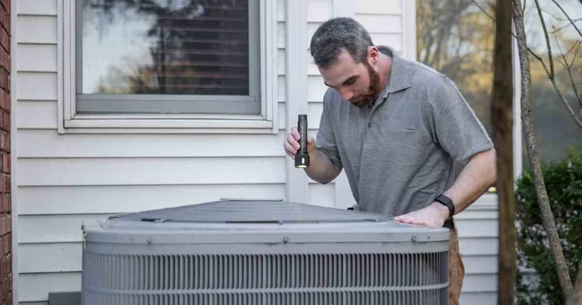 HVAC inspection for job applicant recent hire as HVAC tech