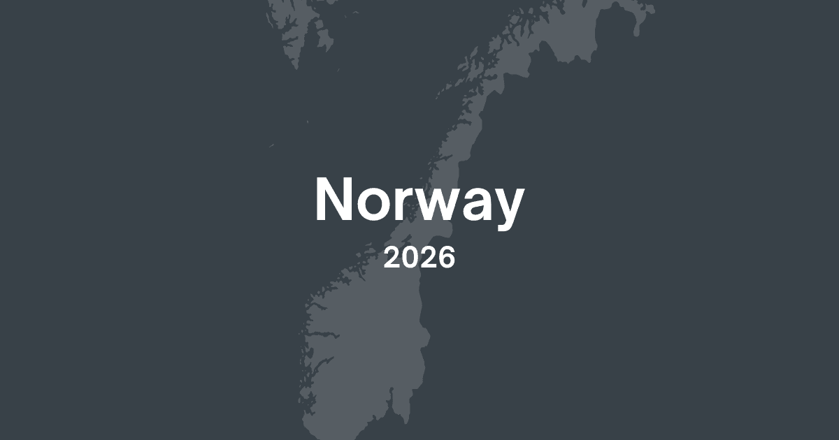 Norway map illustrating 2026 labour market tightness, vacancy pressure, and skill shortages