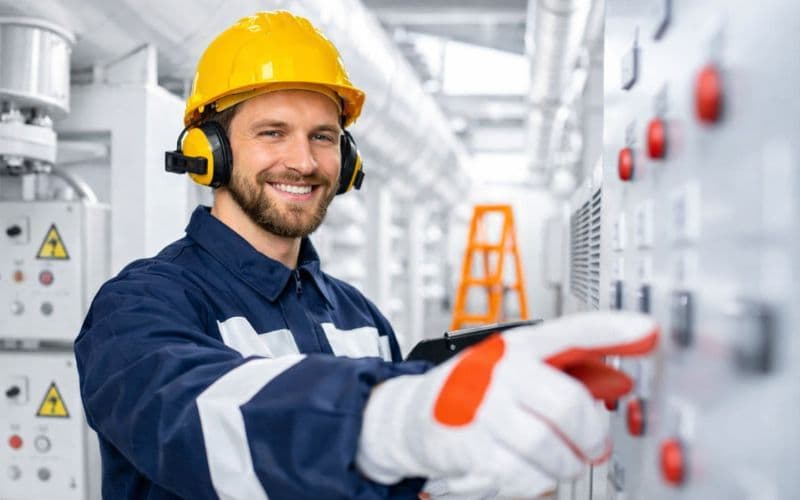 Instrumentation and controls electrician reviewing ATS-ready resume examples for industrial automation roles