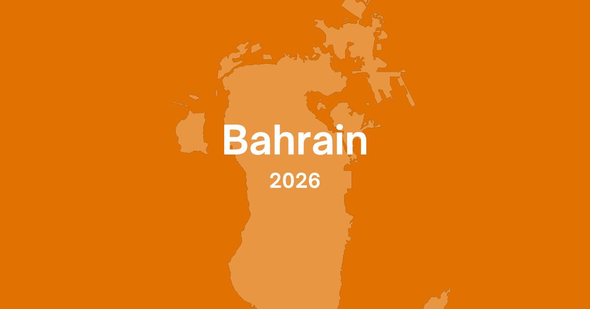 Bahrain labour market 2026 showing high average wages, strong expatriate workforce presence, and growing Bahraini participation in ICT and finance