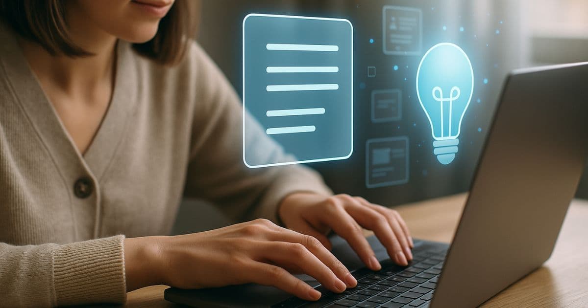 Job seeker reviewing AI-generated resume on laptop with ChatGPT interface visible while recruiter examines application documents, representing employer concerns about authenticity and detection of AI-written resumes in 2026 hiring processes