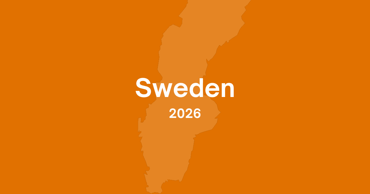 Professional illustration showing Sweden's 2026 labor market with healthcare professionals, IT workers, and renewable energy technicians against backdrop of Stockholm skyline, wind turbines, and modern tech office, conveying skills shortage despite elevated unemployment