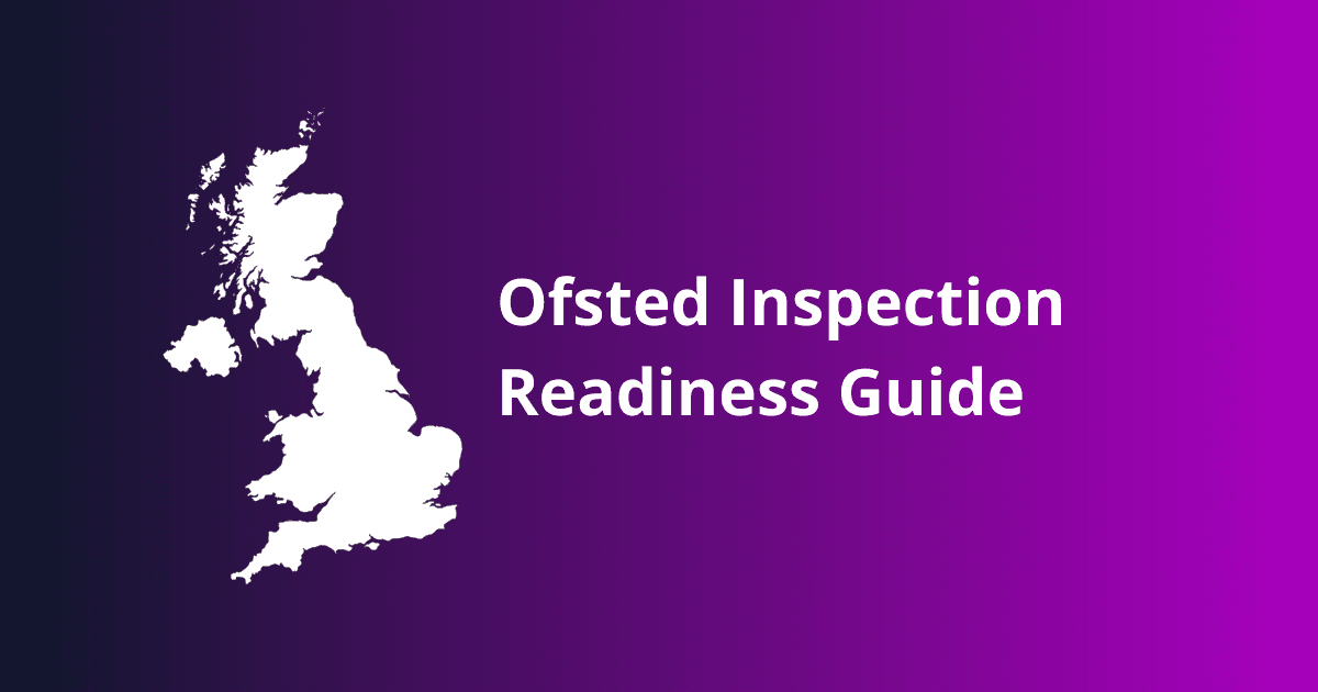 Ofsted inspection readiness framework showing FE and training provider evaluation areas, report card methodology, and compliance preparation under the 2025 Education Inspection Framework