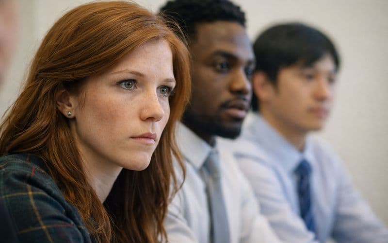 Training coordinator reviewing learner resumes using CV tools for training providers in an education office
