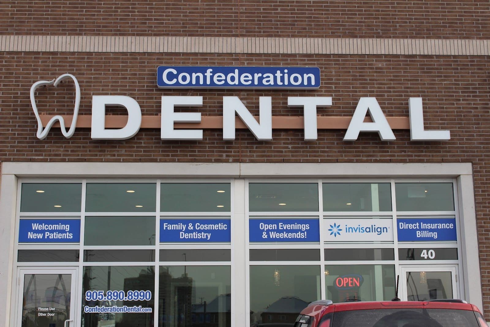 Guest photo from a Google review at Confederation Dental