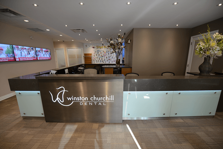 Guest photo from a Google review at Winston Churchill Dental