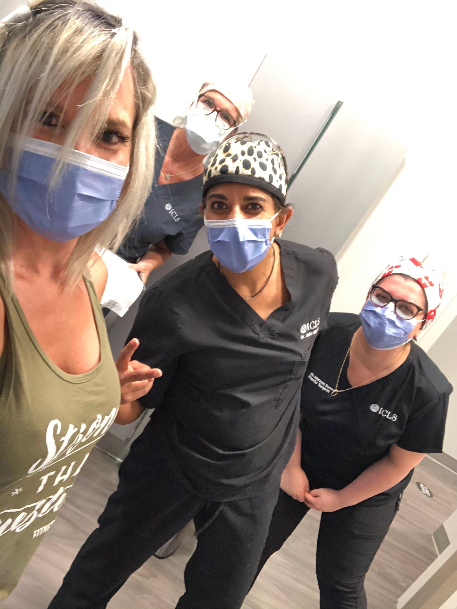Home services team at a customer job site