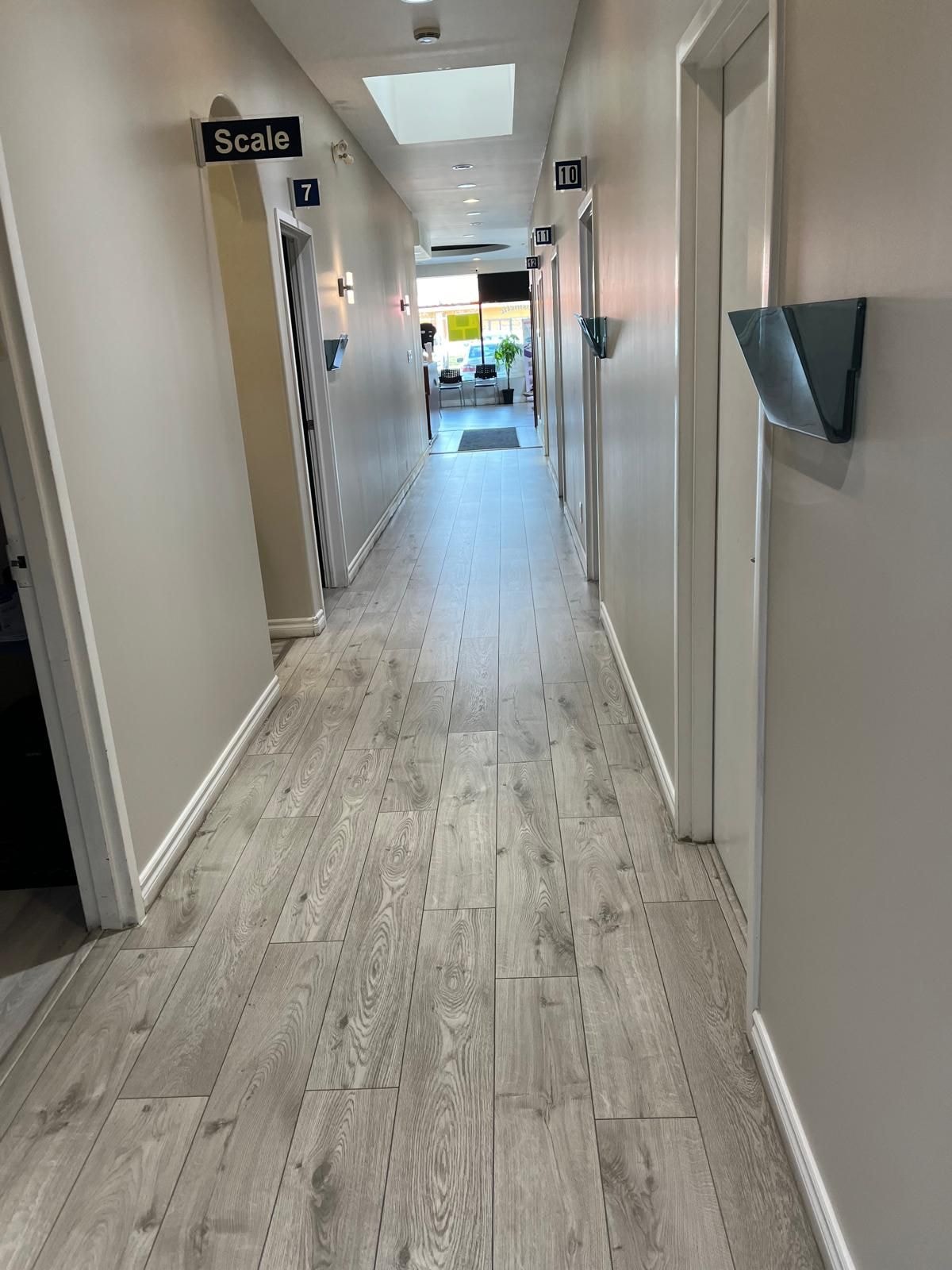 Home services team at a customer job site
