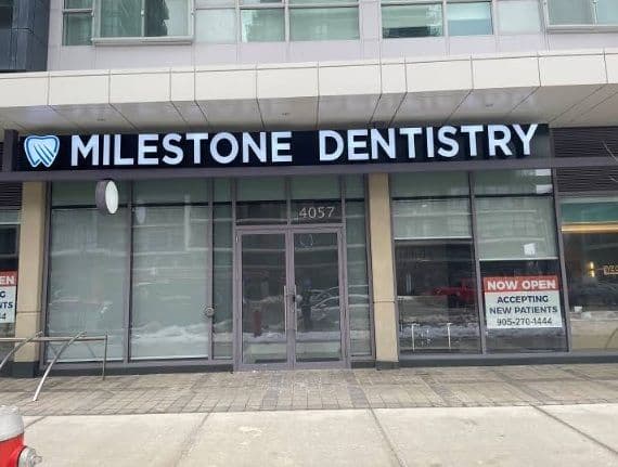 Guest photo from a Google review at Milestone Dentistry